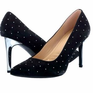 Adrienne Vittadini Black Studded Pumps – Size 7.5M – NAJI Style new with box